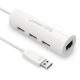 UGREEN Хаб Ethernet USB-концентратор