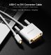 Ugreen Кабель USB Type-C для DVI 1.5M (белый)